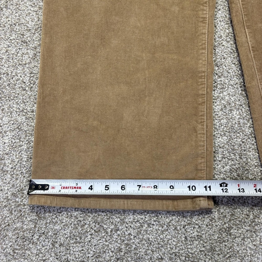 Universal Thread Pants Womens 8 Brown Corduroy Sailor Wide Leg Chino Casual - Picture 3 of 7